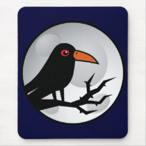 Blackbird Goth Raven/Crow Mouse Mat