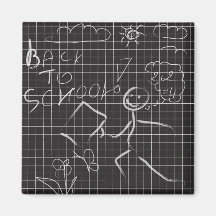 Blackboard  Back to school Fridge Magnets