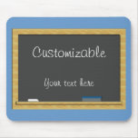 Blackboard Greeting - Customizable Mouse Pads