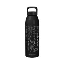 Blackboard Squiggle Bottle Drinking Bottles