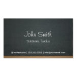 Blackboard Substitute Teacher Business Card