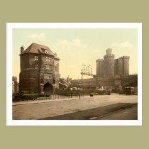 Blackgate and Castle, Newcastle-on-Tyne, England postcards