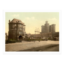 Blackgate and Castle, Newcastle-on-Tyne, England Postcard