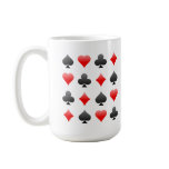 Blackjack / Poker Card Suits: Vector Art: mugs