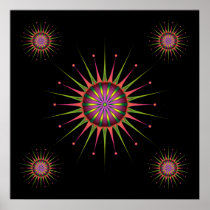 Blacklight Flower