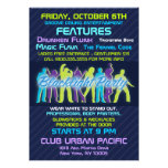 Blacklight Party Invitation