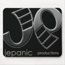 blacklogo2, jepanic Productions mouse pad
