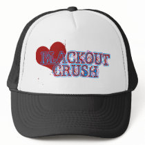 Blackout Crush Blue Logo Cap Trucker Hat