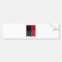 BlackRedLockers090411 Bumper Stickers