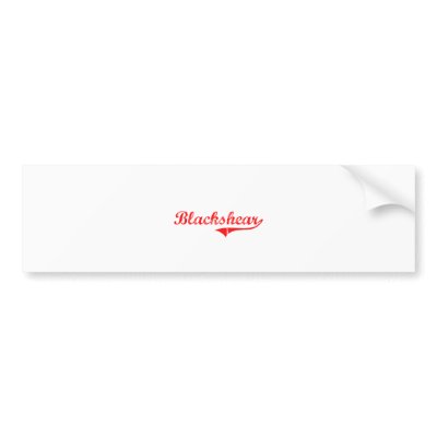 Blackshear Georgia Classic Design Bumper Stickers by cityshirt
