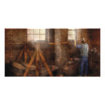 Blacksmith - It's getting hot in here Customized Photo Card