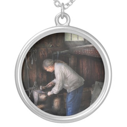 Blacksmith - Tinkering with metal Custom Necklace