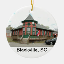 Blackville Depot/Library Ornaments