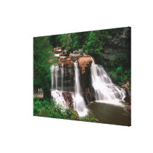 Blackwater Falls, West Virginia, scenic, Stretched Canvas Print