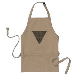 Blackwork Triangle Knot Apron