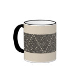 Blackwork Triangle Knot Band Mug