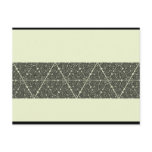 Blackwork Triangle Knot Band Postcard