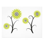 blackyellowsfloral cartons d'invitation