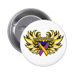 Bladder Cancer Awareness Heart Wings.png Button