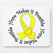 Bladder Cancer -  Hope Makes It Possible Mousepad