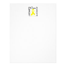 Bladder Cancer Support Advocate Cure Personalized Letterhead