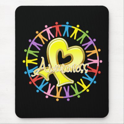 Bladder Cancer Unite in Awareness Mousepads by giftsforawareness