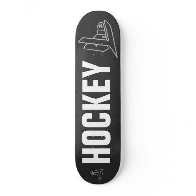BLADES Hockey Skate Logo Skateboard Deck by hockeyblades
