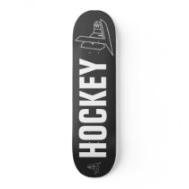 BLADES Hockey Skate Logo Skateboard Deck