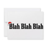 Blah Blah Blah Christmas Announcement