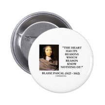Blaise Pascal Heart Reasons Reason Know Nothing Of Pins