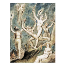 Blake: Comus with His Revellers Post Card