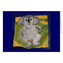 Blake's Koala Bear Greeting Card