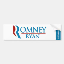 Blanc d'adhésif pour pare-chocs de logo de Romney  Autocollant Pour Voiture