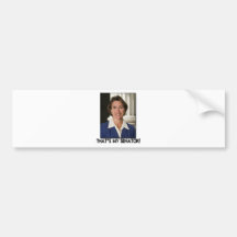 Blanche Lincoln, That's My Senator! Bumper Sticker