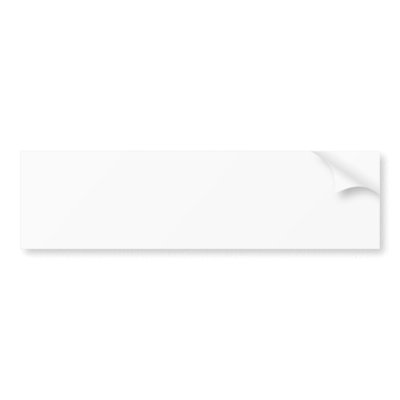 Blank bumper sticker template by dropshots