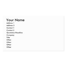 Blank Business Card-foodforthepoor.org