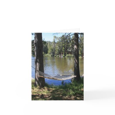 Blank Card, Lakeside Hammock by michaelsnydermusic
