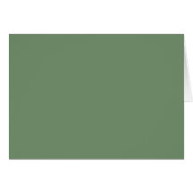 Blank Card with Sage Green Background