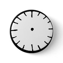 Blank Clock Pin