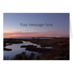 Blank Cust. Slough at Dusk Greeting Card