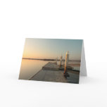 Blank Customizable Bay at Dawn Greeting Card 2