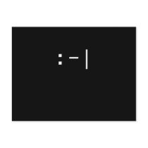 BLANK FACED EMOTICON