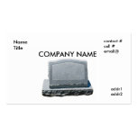 blank headstone business card template