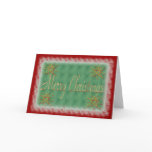 Blank Holiday Greeting Card - Merry Christmas