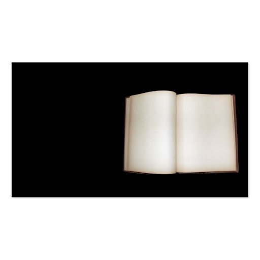 Blank pages business card templates