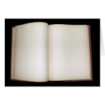 Blank pages greeting cards