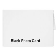 Blank Photo Card