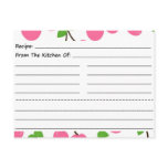 Blank Recipe Cards: Cherries postcards