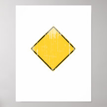 Blank sign Faded.png Print