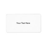 Blank Sticky Labels-Personalize